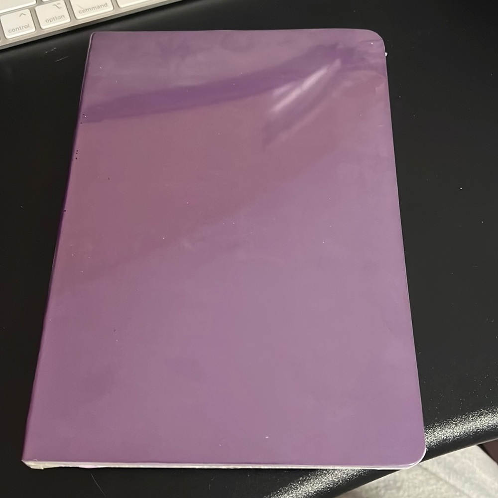 Purple undated planner